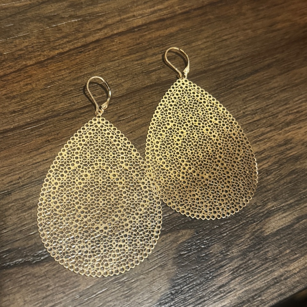 Gold Statement Earrings